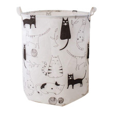 Laundry Basket Hamper Storage Bin Organization Collapsible Laundry Basket Cat Print Toy Storage Box