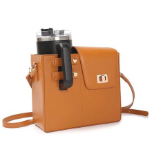 Outdoor Portable Crossbody Water Cup Storage Bags,Adjustable Crossbody Water Cup Holder Bag, Travel Essential