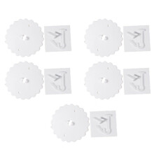 5-Set Adhesive Ceiling Hooks, Mosquito Net and Bed Canopy Hooks, Ceiling Hook for Hanging Mosquito Net