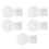 5-Set Adhesive Ceiling Hooks, Mosquito Net and Bed Canopy Hooks, Ceiling Hook for Hanging Mosquito Net 1