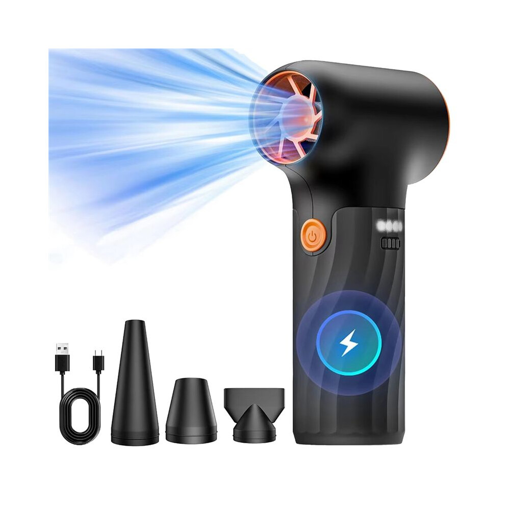 New Compressed Air Duster 130000RPM  Electric High Speed Duct Fan 3 Adjustable Jet Turbo Blower for Home Car Clean