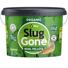 Vitax Slug Gone 10L - 100% Organic British Wool Slug & Snail Deterrent - Soil Enricher