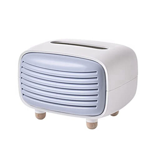Radio Type Tissue Box Case Container Paper Towel Holder Living Room Home Decor, Convenient and Useful