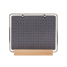 Display Organizers,Brooch Holder,Enamel Pin Pages for Store Pins,Collection Storage Calendar Wooden Stand with 6 Pages A