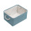Foldable Storage Baskets Flax Dirty Clothes Storage Baskets Desktop Cosmetic Organize Box Rope Handle Organize Box 1