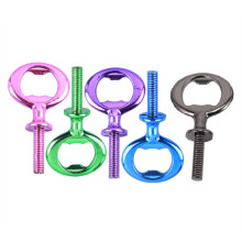 Metal Opener Kits 5 Pack Blank Stainless Steel Beer Opener Insert DIY Opener Hardware Opener Inserts Mixed Color