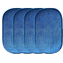 4pcs Steam Mop Textile Pads, Washable Pads for SM2050 2-in-1 Steam Mop Hard Floor Cleaner