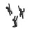 Wall Hook Partner Hook Cartoon Wall Door Coat Hook, Wall Mounted Coat Rack, 3Pcs 1