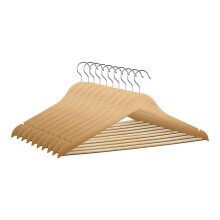 10 X Houten Kleerhangers 44,5 X 23 Cm Houten Kleerhangers Houten Kleerhangers 360 Graden Draaibaar