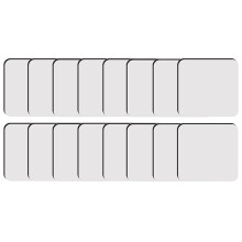18 Stuks Sublimatie Vierkante Onderzetter Blanks Bulk Blanks Hardboard Kurk Onderzetters Kurk Onderzetters