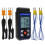 Termoelementtermometer Digital K-Typtermometer med 4 Termoelement, -328-2500 MäTområDe HVAC-Termometer 1