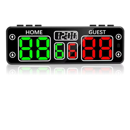 Digital Scoreboard with Countdown Timer LED Scoreboard Electronic Scoreboard for Referee Scoreboards & Timer 2