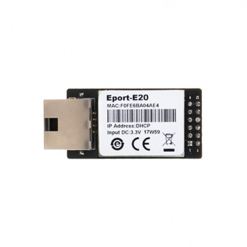 Eport-E20 Network Server Port FreeRTOS TTL Serial to Ethernet Embedded Module DHCP 3.3V IP Telnet Wifi 2
