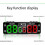 Digital Scoreboard with Countdown Timer LED Scoreboard Electronic Scoreboard for Referee Scoreboards & Timer 5
