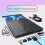 External DVD RW Drive USB 3.0 Type C 7 In1 Interface Slim DVD CD Writer Burner Reader Player Optical Drive for Laptop PC 2