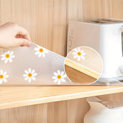 Oil-Proof Non-Adhesive Kitchen Cabinet Liner 1