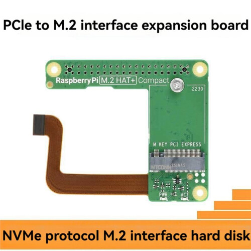 Placa de Expansão Compacta PCIe para M.2 HAT+ para SSD NVMe para Raspberry Pi 5 - Acessórios 2