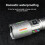 Led Rechargeable Aluminum Alloy Flashlight Outdoor Multi-Function Retractable Flashlight Convenient Flashlight Lighting 5