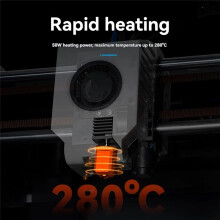 Buse Renforcée Hotend de 0,4 mm pour Imprimante 3D QiDi X 3 / X Max3, Prend en Charge les Consommables PLA/ABS/PETG/TPU/PP/PEI