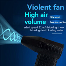 Turbo Jet Fan Portable Air Blower Outdoor Camping BBQ Powerful Blower 130000RPM Keyboard Dust Cleaning