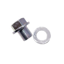Engine Oil Pan Drain Bolt Plug with Washer for / & 028247 Oil Distributor Seal O-Ring Kit for Select 1975-2002