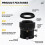 1.25inch Double Helical Focuser with Compression Ring SCT Outer Thread Adapter for Astronomical Telescope Guidescope 7