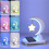 Speaker Led Bedside Atmosphere Lamp Mobile Phone Wireless Charging  Gift Valentine,Stars 4