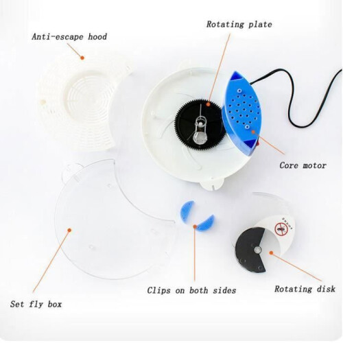 Automatic electric fly trap, fly trap, fly catcher, artifacts, insect reject, fly cage 1