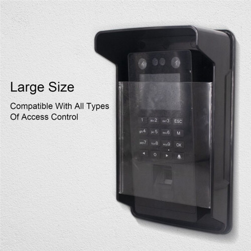 Outdoor Waterproof Cover Rain Proof Shell with Transparent Panel for Access Control System Face Recognition Machines 2