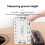 12pcs Plastics Caliper Guitar Chord Caliper Card Measuring Tool 4
