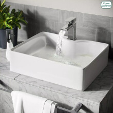 485mm Rectangle Ceramic Countertop Bathroom Basin Sink