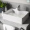 485mm Rectangle Ceramic Countertop Bathroom Basin Sink 1