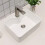 485mm Rectangle Ceramic Countertop Bathroom Basin Sink 11
