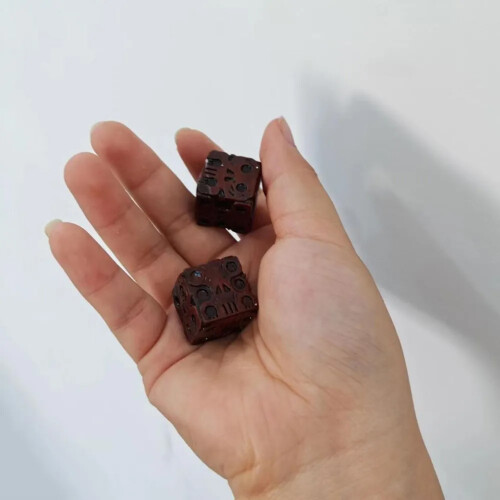 Halloween Red Skull Dice - Scary Party Game 2