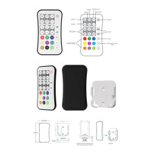 Tuya SPI RGB/RGBW Pixels LED Controller WIFI 2,4GHz RF-Fjärrkontroll för Alexa ECHO för WS2811 WS2812B WS2815 Strip 1Set