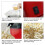 Macchina per popcorn elettrica automatica per la casa 1200W 220V 4