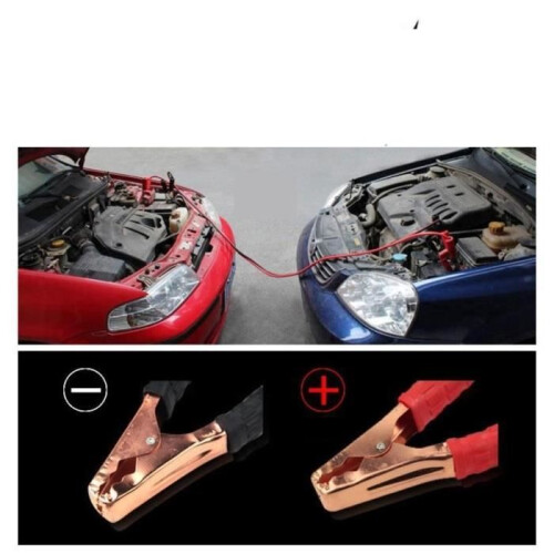 Startkabels voor auto's, 2 meter, 2 kabels, 2000 A 2