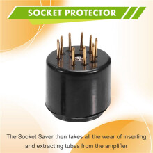 10PCS 9Pin Tube Socket Test Saver for 6DJ8 12AX7 ECC83 12AU7 ECC82 EF86 6922 5670 Audio Amplifier
