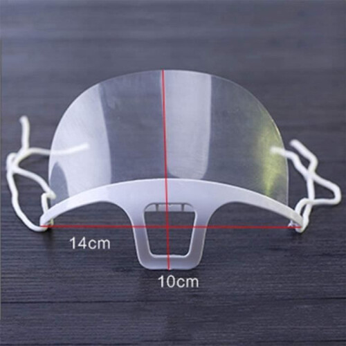 Maschera di plastica - Non specificata - Confezione da 10 - Antiappannamento - Riutilizzabile - Sicurezza 2