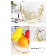 Nordic Fruit Basket Snack Storage Basket Personalized Home Fruit Tray Desktop Snack Storage Basket