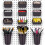 Pegboard Bins Peg Board Cups with Hooks & Loops 12 Pack,Assortment Organizer Accessory,Tools Storage Arrange System Kit 5
