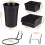 Pegboard Bins Peg Board Cups with Hooks & Loops 12 Pack,Assortment Organizer Accessory,Tools Storage Arrange System Kit 6