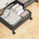 Under the Bed Quilt Storage Bins Large Capacity Rolling Iron Drawer for Clothes, Blankets Foldable Shoe Organizer White 9