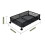 Under the Bed Quilt Storage Bins Large Capacity Rolling Iron Drawer for Clothes, Blankets Foldable Shoe Organizer White 10