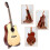 Universal Wooden Guitar Stand, String Instrument Holder, X-Frame Style 2