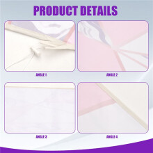 140x49CM Fabric Marbling Ironing Board Cover Protective Press Iron Folding for Ironing Cloth Guard Protect Delicate Garment Easy Fitted 3