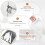 Hat Box Organizer Round Travel Hat Boxes Foldable Hat Storage Bag with Dustproof Lid Large Hat Storage Box Hat Boxes A 3