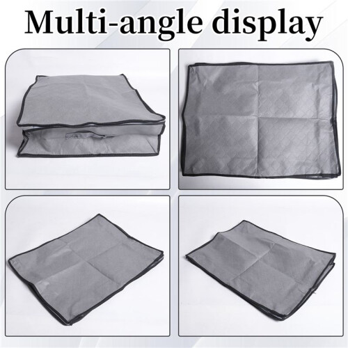3 Pack Storage Bins Clothes Storage,Foldable Blanket Storage Bags, Under Bed Storage Containers for Organizing,Clothing 2