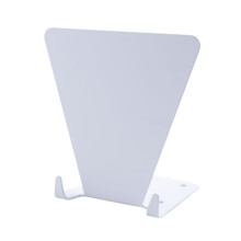 Invisible Floating Bookshelf Floating Book Organizer Wall-Mounted Perforated Books Holder Suit DVDs White
