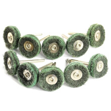 40 Pcs Abrasive Wheel Buffing Polishing Wheel Set, Nylon Fiber Brushed Grinding for Rotary Tool